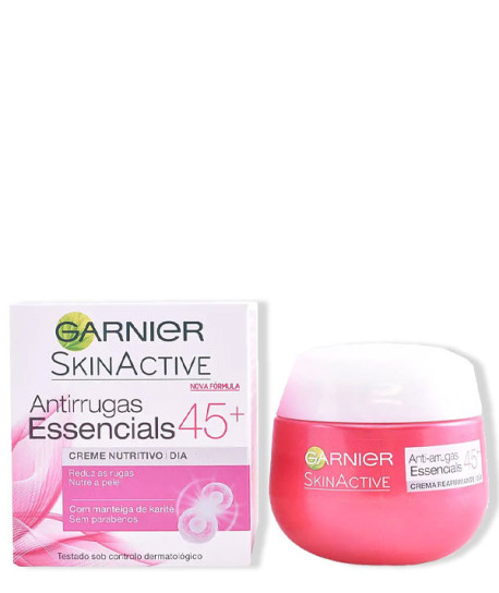 SKIN ACTIVE CREMA ANTIARRUGAS ESSENCIALS 45+