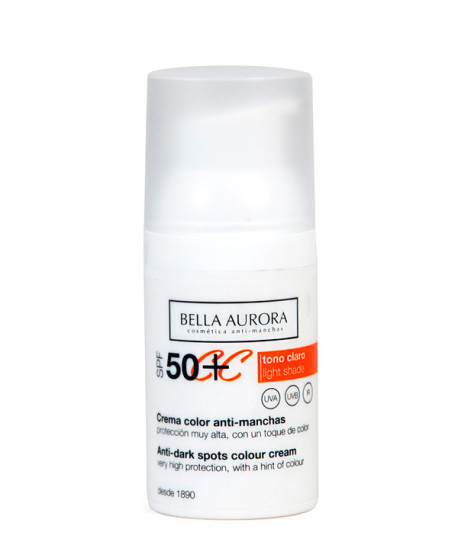 CREMA COLOR ANTI-MANCHAS SPF50+