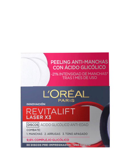 REVITALIFT LASER X3 DISCOS ÁCIDO GLICÓLICO ANTIEDAD