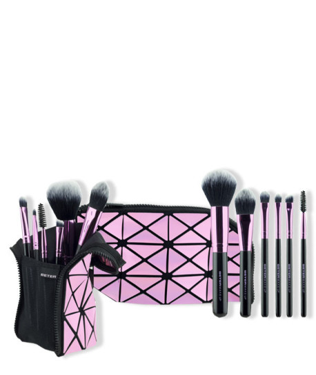 KIT BROCHAS Y PINCELES ROSA