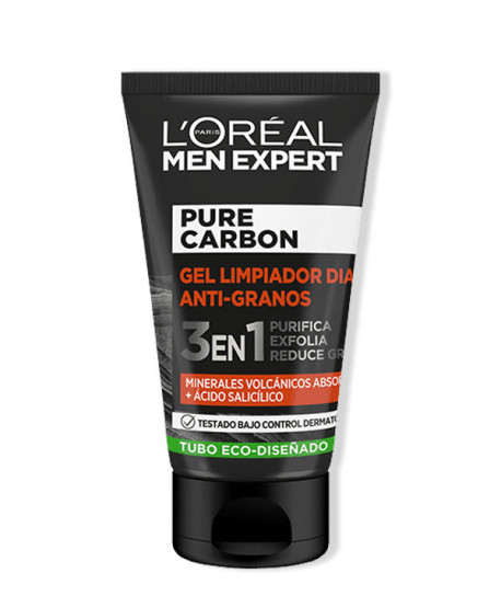 L'ORÉAL MEN EXPERT PURE CARBON GEL LIMPIADORA ANTI-GRANOS