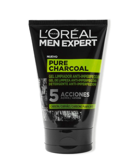 L'ORÉAL MEN PURE CHARCOAL GEL LIMPIADOR