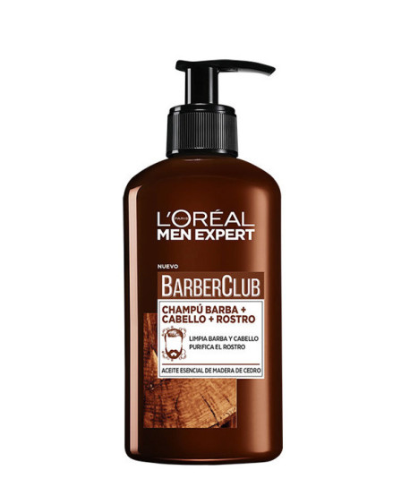 L'ORÉAL MEN BARBERCLUB CHAMPÚ 3 EN 1