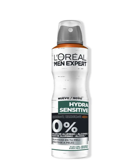 L'ORÉAL MEN HYDRA SENSITIVE DESODORANTE SPRAY