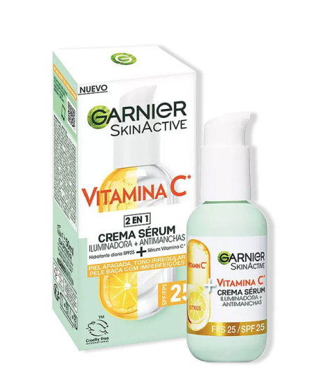 SKIN ACTIVE VITAMINA C CREMA-SERUM