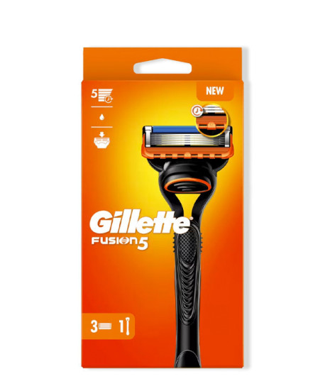 GILLETTE FUSION5 MAQUINILLA DE AFEITAR RECAMBIOS 3 UDS