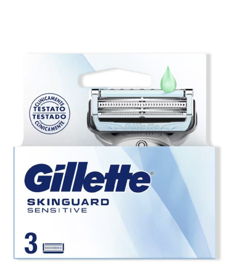 GILLETTE SKINGUARD SENSITIVE RECAMBIOS 3 UDS