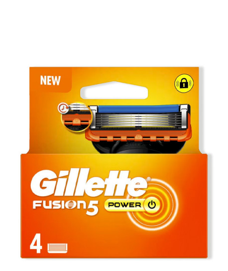 GILLETTE FUSION 5 POWER RECAMBIOS 4 UDS