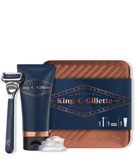 KING C GILLETTE KIT DE AFEITADO