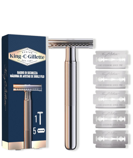 KING C GILLETTE MAQUINILLA DOBLE FILO