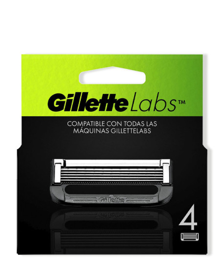 GILLETTE LABS RECAMBIOS 4 UDS