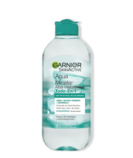 SKIN ACTIVE ALOE HIALURÓNICO AGUA MICELAR