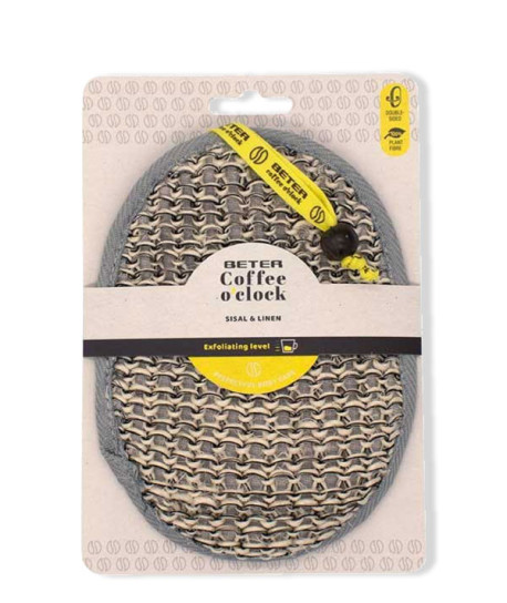 COFFEE O’CLOCK ESPONJA EXFOLIANTE SISAL Y LINO