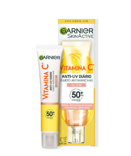 SKIN ACTIVE VITAMINA C FLUIDO ANTI-UV GLOW