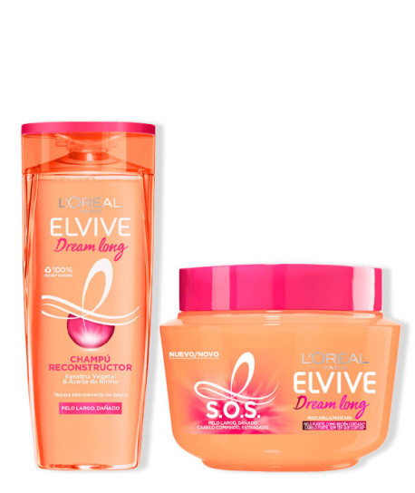 ELVIVE DREAM LONG PACK MASCARILLA Y CHAMPÚ