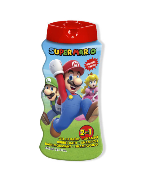 SUPER MARIO GEL Y CHAMPÚ 2 EN 1