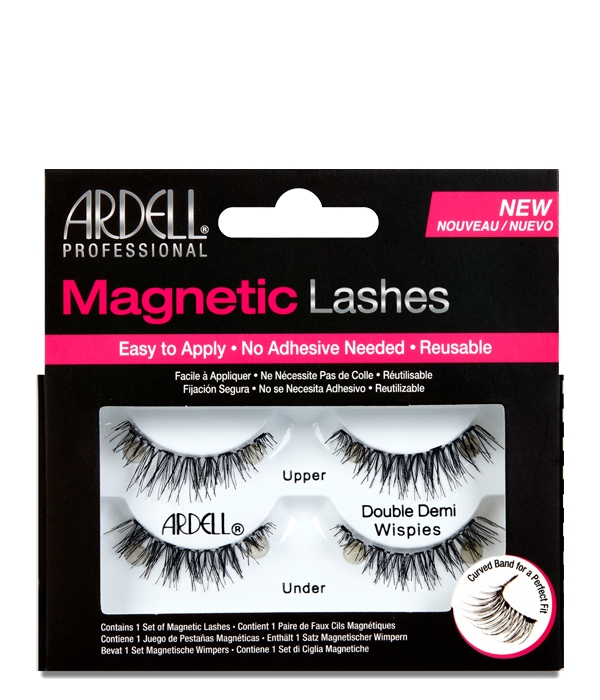 Double Demi Wispies Magnetic Lashes de Ardell. 