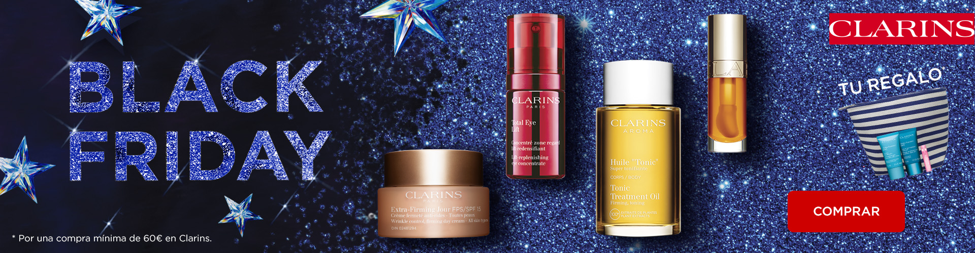 Clarins | Especial BLACK FRIDAY | Prieto.es