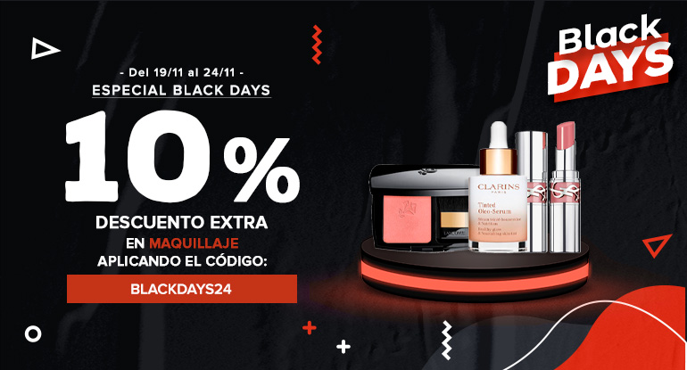 BLACK DAYS MAQUILLAJE 2024 | CUPÓN 10% | HOME DER