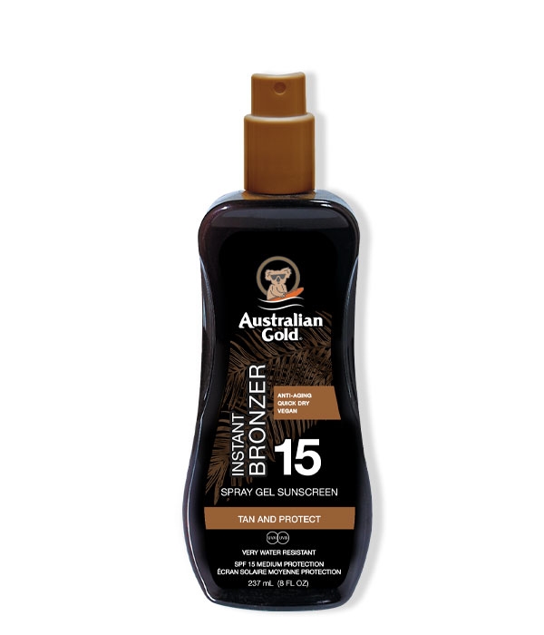 INSTANT BRONZER SPF15 SPRAY GEL