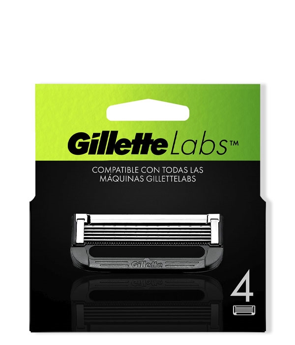 GILLETTE LABS RECAMBIOS 4 UDS