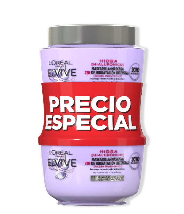 ELVIVE HIDRA HIALURÓNICO MASCARILLA DUPLO