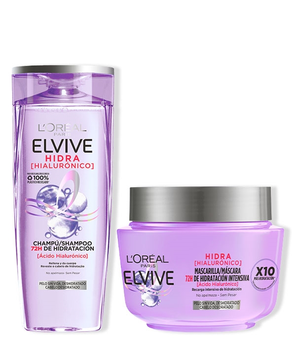 ELVIVE HIDRA HIALURÓNICO PACK MASCARILLA Y CHAMPÚ