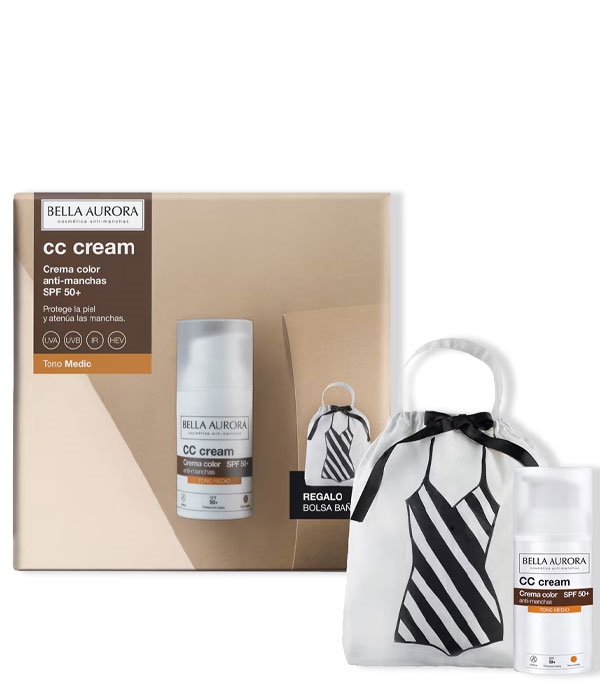 CC CREAM SPF50+ TONO MEDIO BOLSA BAÑADOR