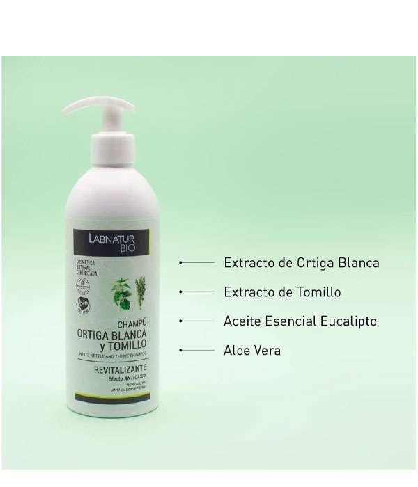  CHAMPÚ BIO ORTIGA BLANCA Y TOMILLO