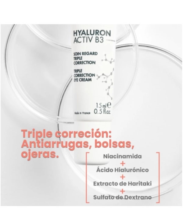 HYALURON ACTIV B3 CONTORNO DE OJOS TRIPLE CORRECCIÓN