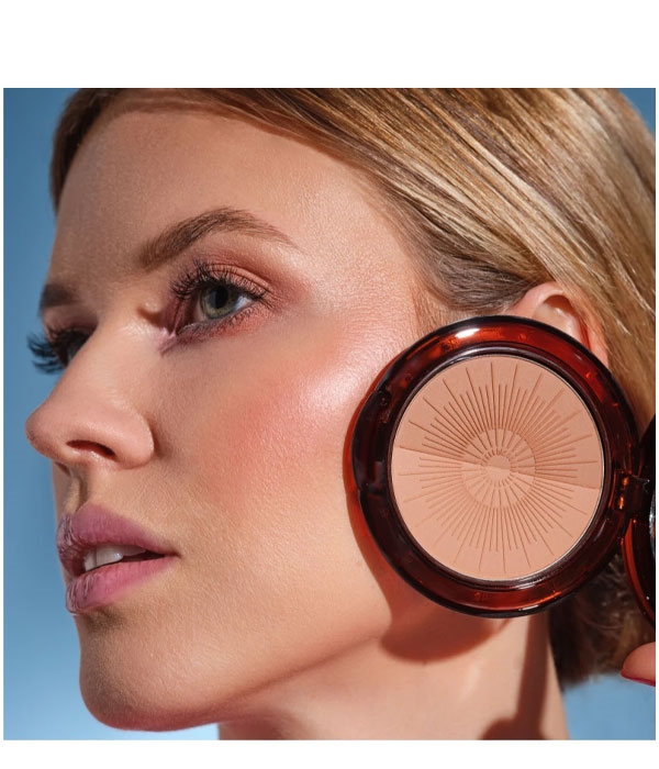 BRONZING POWDER COMPACT LONG-LASTING