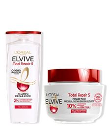 ELVIVE TOTAL REPAIR PACK MASCARILLA Y CHAMPÚ